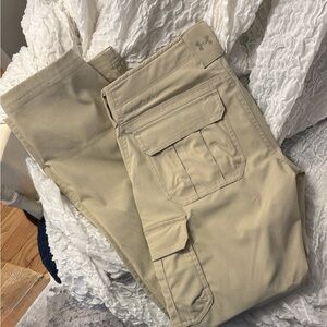 Under Armour Women's Storm 1 Khaki Cargo Wide Leg Pants